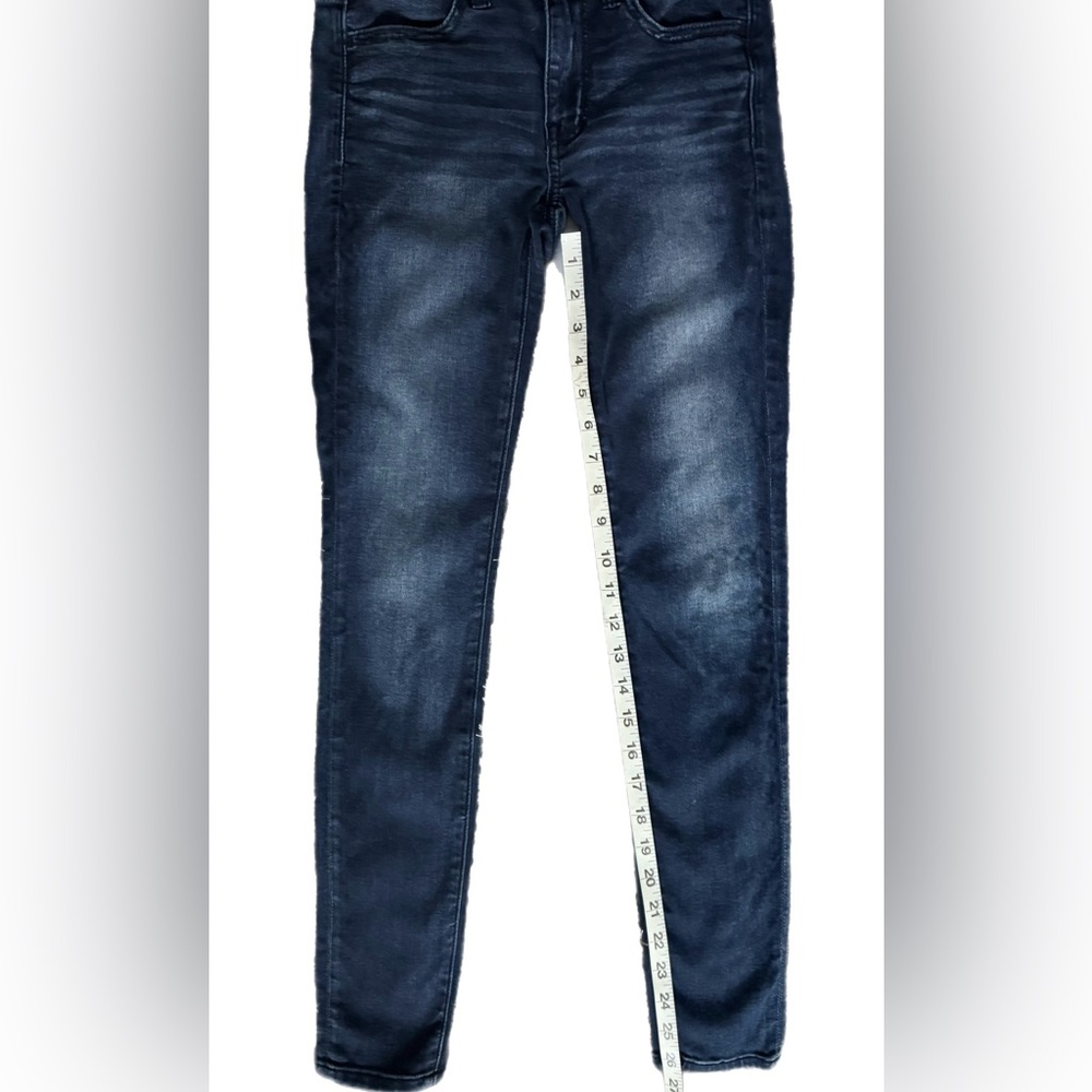 American Eagle super super stretch jegging -dark blue - size 2 Regular - Picture 2 of 9